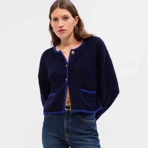 NWT Gap Women’s Boucle Cropped sweater size XL